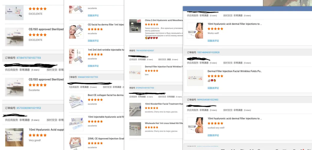 10ml Pure Hyaluronic Acid Brest Injection for Penies Enlargement Cream Buttocks and Breast Enlargement Injection