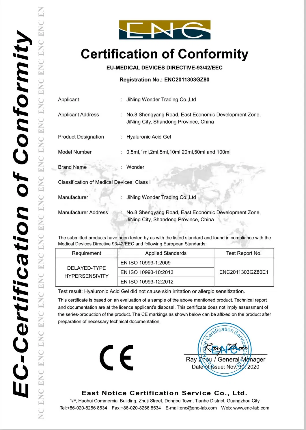 10ml Pure Hyaluronic Acid Brest Injection for Penies Enlargement Cream Buttocks and Breast Enlargement Injection