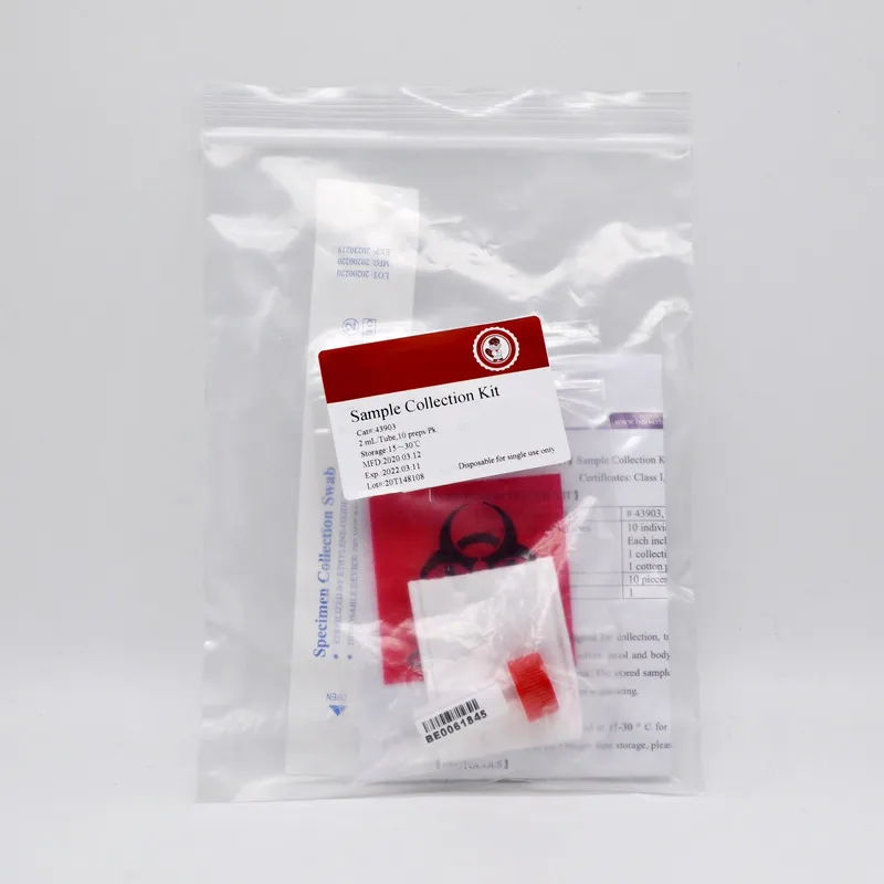10ml Vtm Virus Sampling Tube with 3ml Medium to Preserve Rna for PCR Extraction and Testing