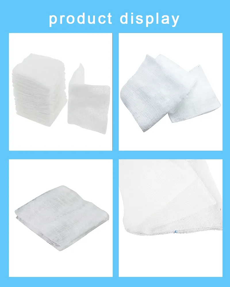 2*2 Inch 8 Ply Cotton Filled Dental Sponge