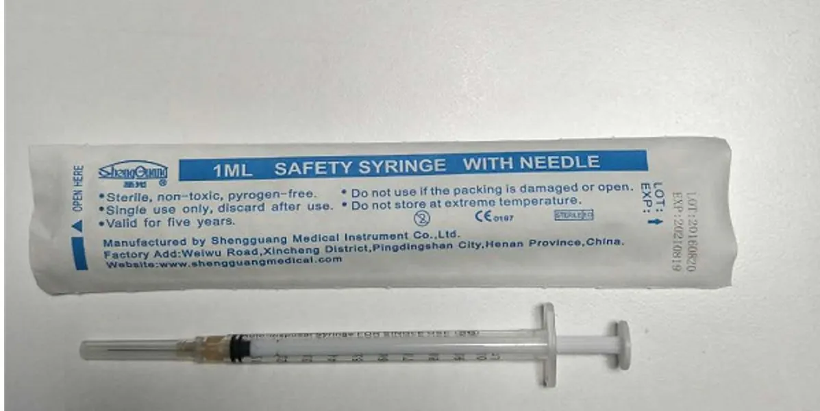 2 or 3 Parts Medical Disposable Sterile Injection Plastic Syringe, Insulin Syringe, Safety Syringe with CE0123 and ISO13485