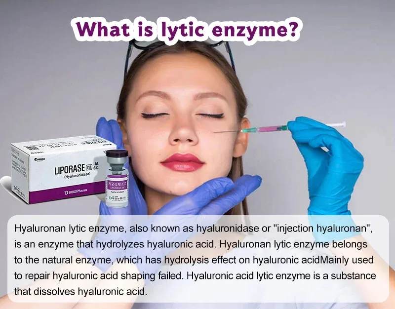 2021 Hot Sale Lipase Injection to Dissolve Hyaluronic Acid Korean Lipase