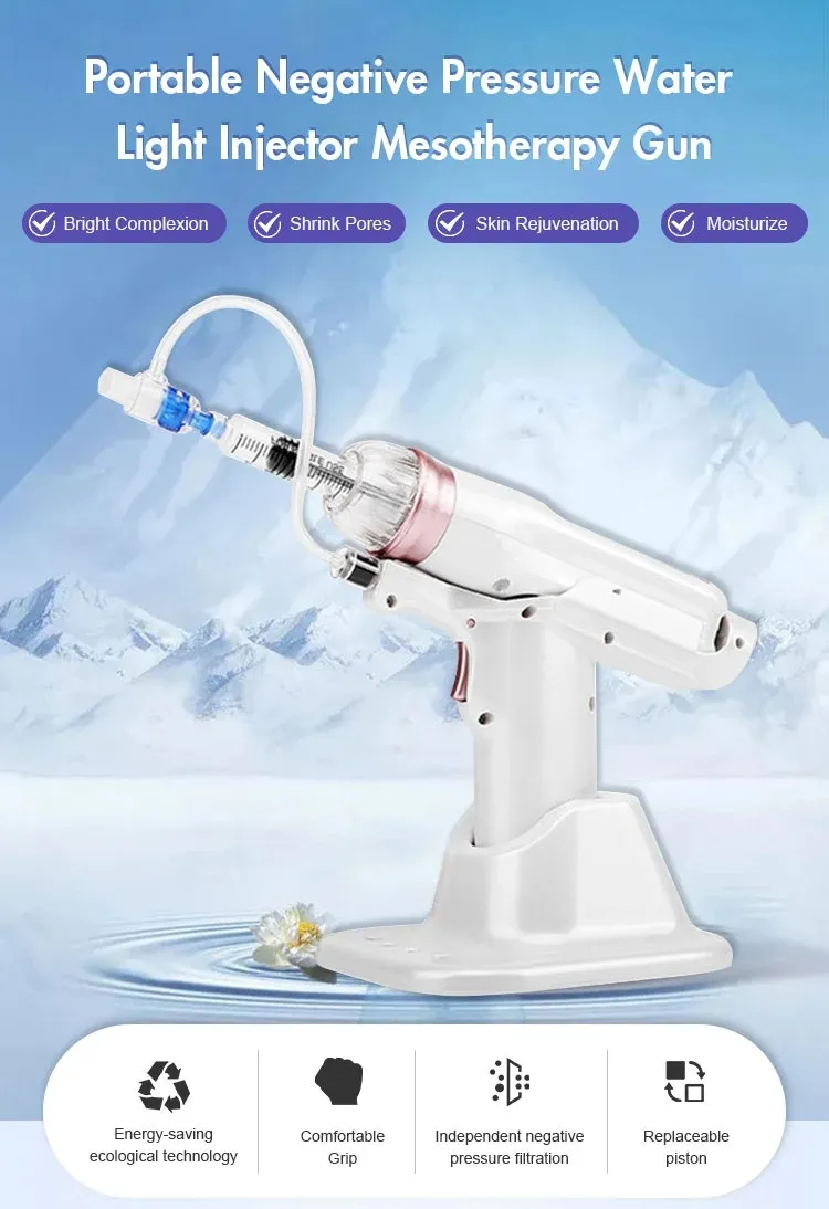 2021 Hotportable Mesotherapy Gun Ez Injector Needle Free Injection Skin Care Apparatus