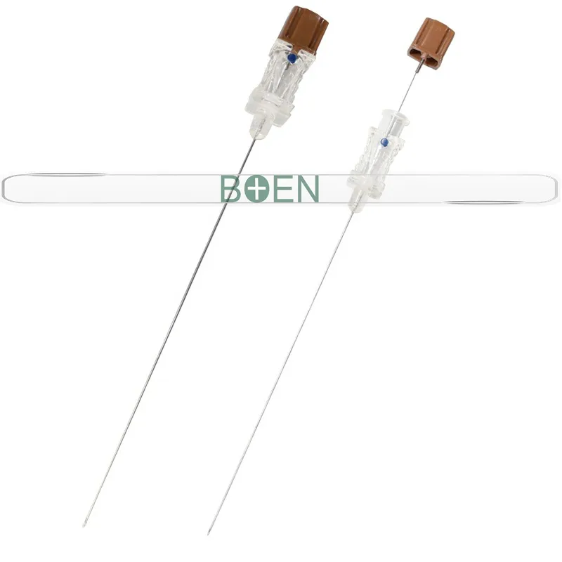 26g Spinal Needle Puncture Needle Pencil Point with Introducer Brown Whitacre Spinal Needle