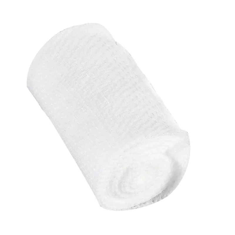 2ply, 4ply, 8ply, 12ply, 16ply Wound Outdoor Gauze Fabric Sport Bandage Roll