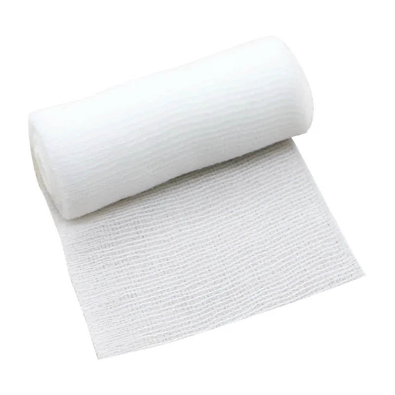 2ply, 4ply, 8ply, 12ply, 16ply Wound Outdoor Gauze Fabric Sport Bandage Roll