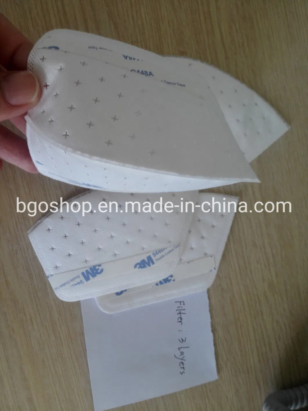 5ply/3plys Replaceable Mask Filter for Washable 3D Face Mask  Melt Blown Filter