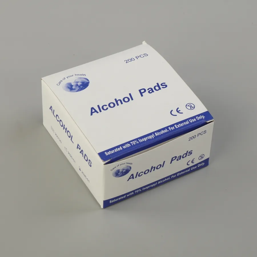 70% Isopropyl Alcohol Cotton Antiseptic Ethanol Swabs