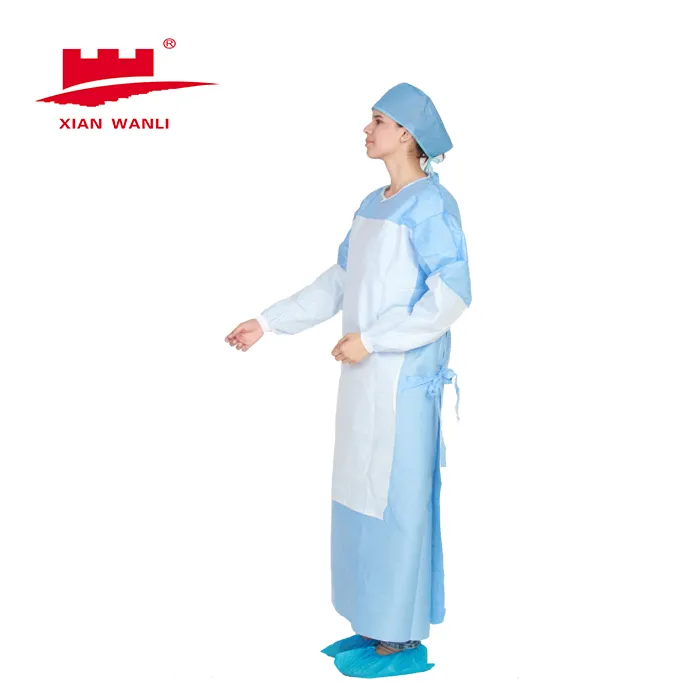 AAMI 1234 En 13795 Gown Full Range Waterproof Anti-Bacteria