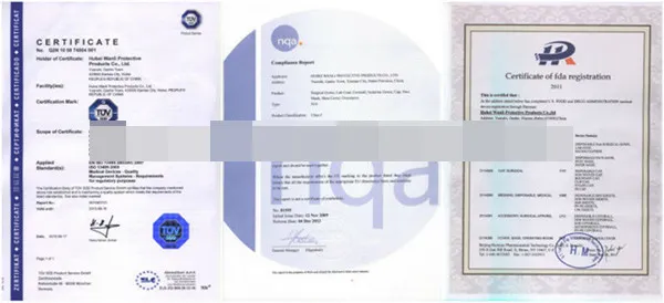 AAMI Level 1234 Factory Directly Protective PP PE 40GSM Laminated Surgical Waterproof Disposable Isolation Gown