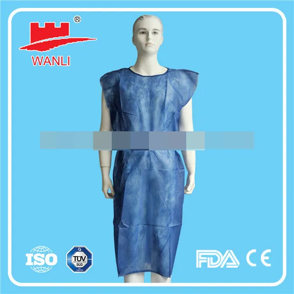 AAMI Level 1234 Factory Directly Protective PP PE 40GSM Laminated Surgical Waterproof Disposable Isolation Gown