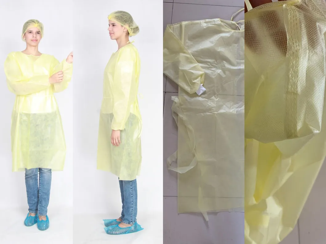 AAMI Level 1234 Protective Clothing Isolation SMS/ PP Surgical Gown