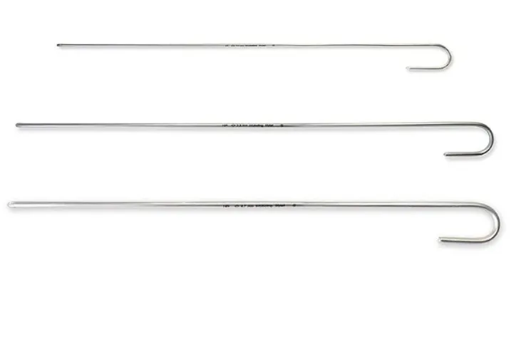 Aluminium Tracheal Catheter Intubation Stylet Tube Introducer for Medical Usage