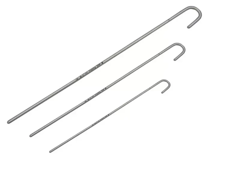 Aluminium Tracheal Catheter Intubation Stylet Tube Introducer for Medical Usage