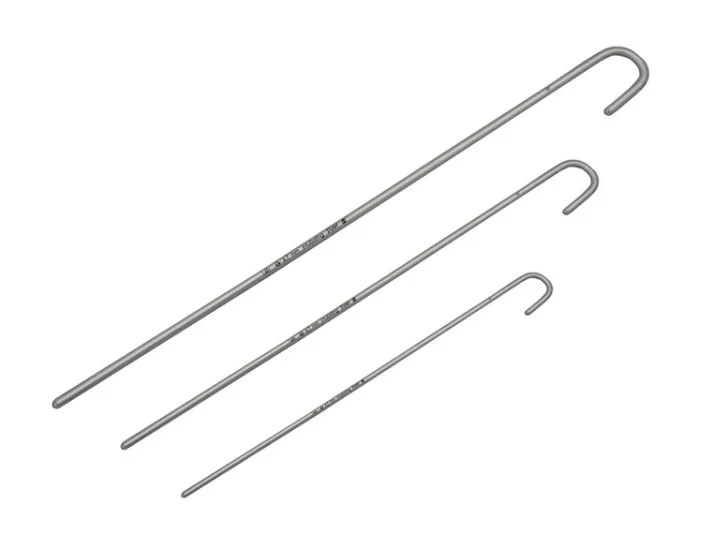 Aluminium Tracheal Catheter Intubation Stylet Tube Introducer for Medical Usage