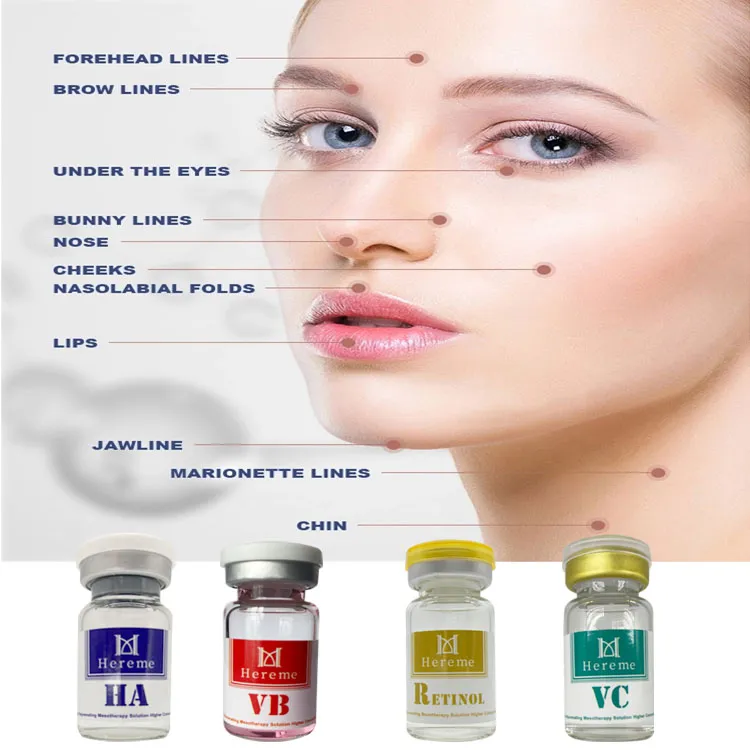 Anti-Aging Derm Pen Skin Care Retinol Meso Hyaluronic Acid 5ml