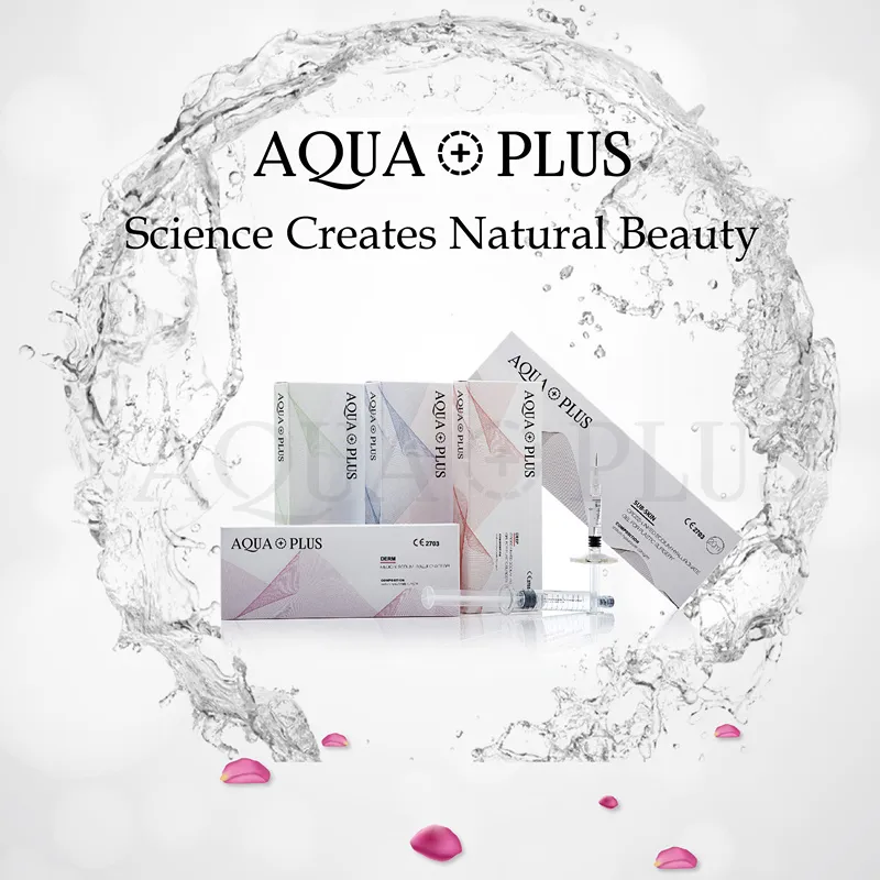 Aqua Plus Cross Linked Ha Gel Derm Filler for Lips Injection 1ml