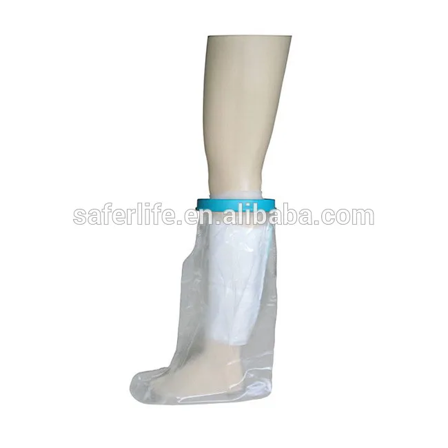 Bandage Protector Wound Injury Care Waterproof Cast Cover for Adult Leg