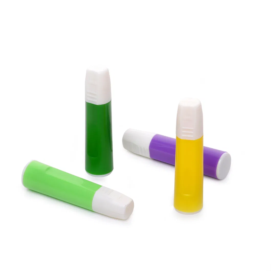 Blood Lancet with Safety Cap Diposable Safety Lancet Sterilie Twist Blood Lancet