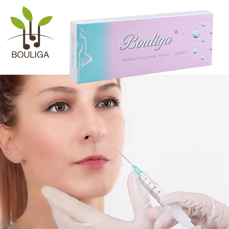 Bouliga Beed Filler Cross Linked Ha 5ml Dermal Filler for Add Volume and Enhance Lips