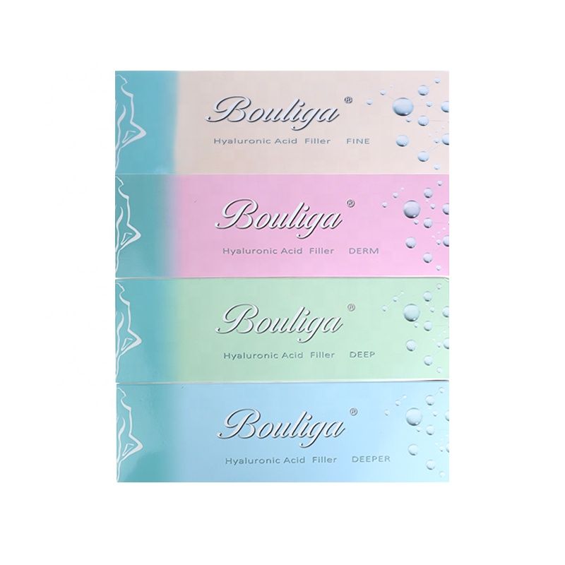 Bouliga Beed Filler Cross Linked Ha 5ml Dermal Filler for Add Volume and Enhance Lips