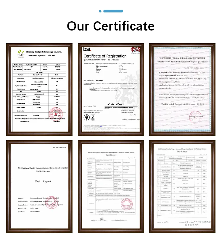 Bouliga Beed Filler Dermal Filler 10ml Cross Linked Hyaluronic Acid Filler for Tenting Lip Filler