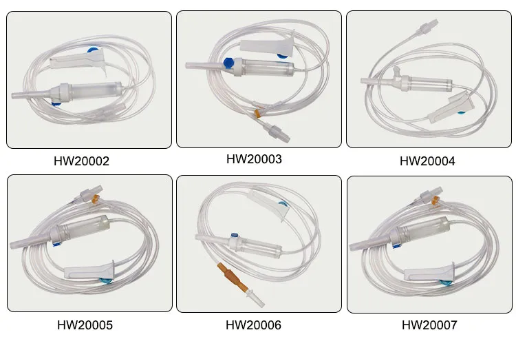 Ce and ISO Approved Disposable Infusion Set with Needle for Single Use
