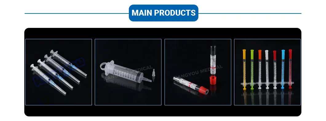 CE Approved Disposable Hypodermic Hypodermic Medical Injection Syringe Needles