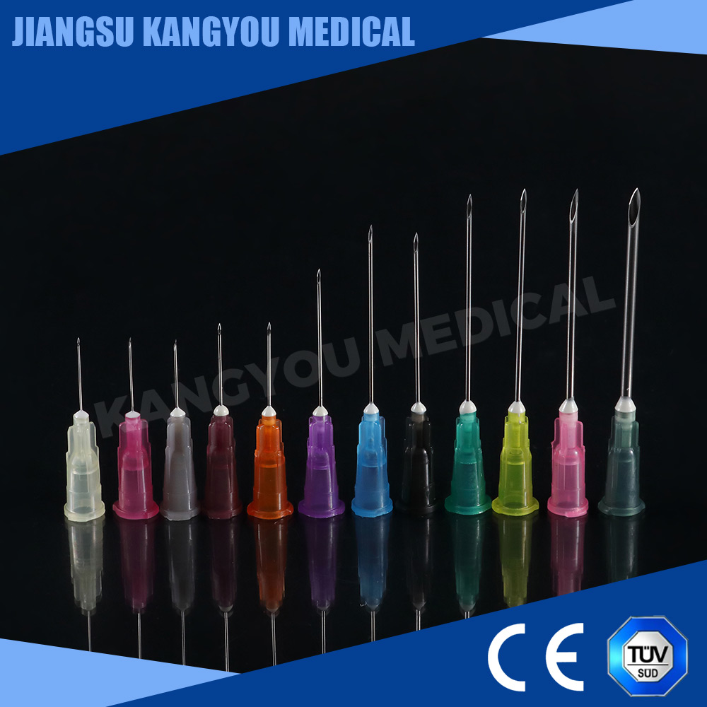 CE Approved Disposable Hypodermic Hypodermic Medical Injection Syringe Needles