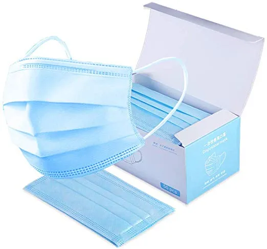 CE Approved Medical Disposable Surgical Mask 3 Plys Earloop