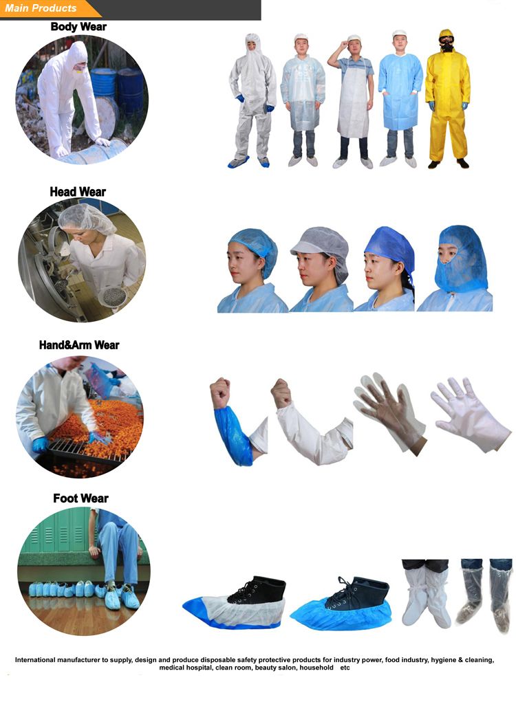 CE Certified Medical Economical Nonwoven Spp Clip Cap