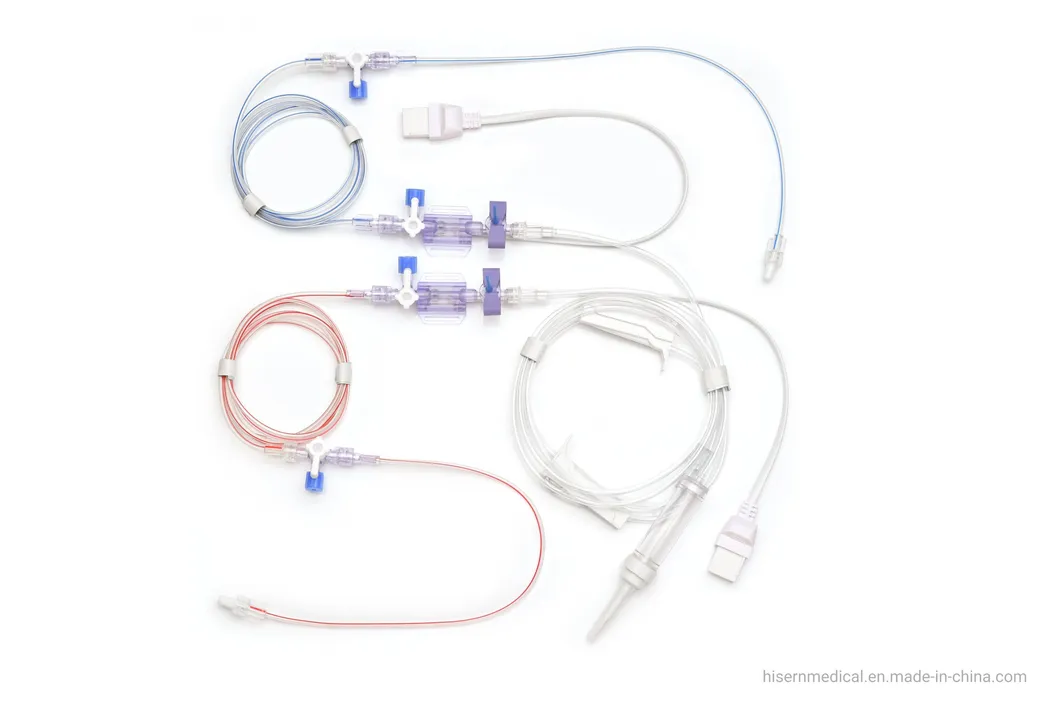 CE for Both Adult/Pediatric Patients Supply Disposable Blood Pressure Medical Transducer