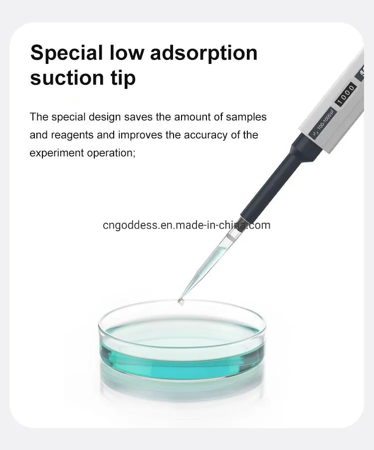 CE ISO Certification Disposable Lab Filter Pipette Tips 10UL 20UL 100UL 200UL 1000UL Bulk/Box Package