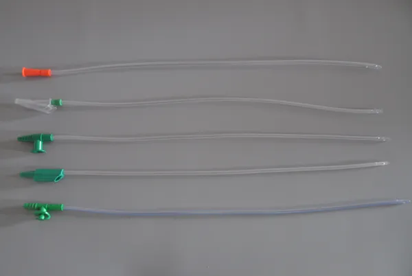 CE/ISO13485 Approved Medical Disposable PVC Suction Catheter with or Without Control Valve