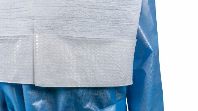 Cheap 5L Portable Oxygen Concentrator, Face Mask, Isolation Gown, Coverall, Nitrile Glove, Disposable Tissue Poly Waterproof Adult Bib with Pocket