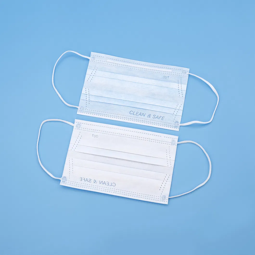 Children Kid 3 Ply Baby Disposable Earloop Three Layers Kids Medical Face Mask Free Breathing BFE 99% Type IIR EN14683