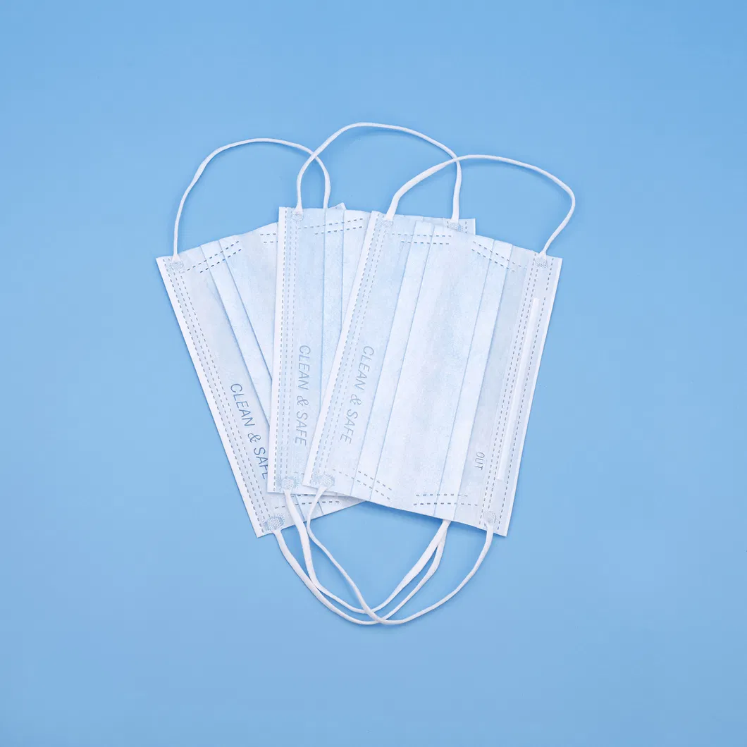 Children Kid 3 Ply Baby Disposable Earloop Three Layers Kids Medical Face Mask Free Breathing BFE 99% Type IIR EN14683