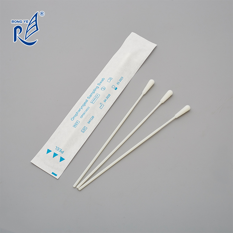 China Cheap Disposable Medical Fecal Sterile Oral Swab for Sampling