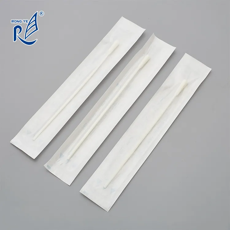 China Cheap Disposable Medical Fecal Sterile Oral Swab for Sampling