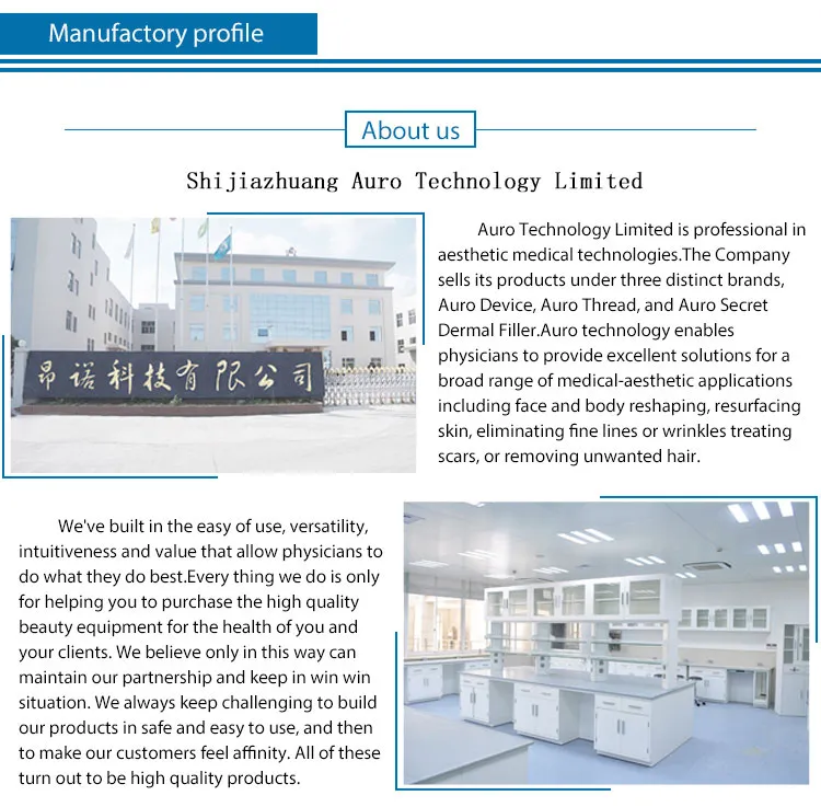 China Factory Cheek Augmentation Cosmetic Dermal Filler Hyaluronic Aicd Injection