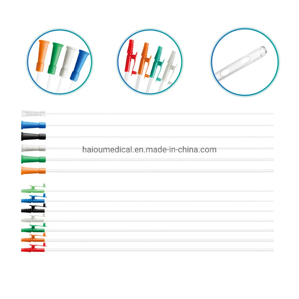 China Manufactured High Quality PVC Closed Suction Catheter