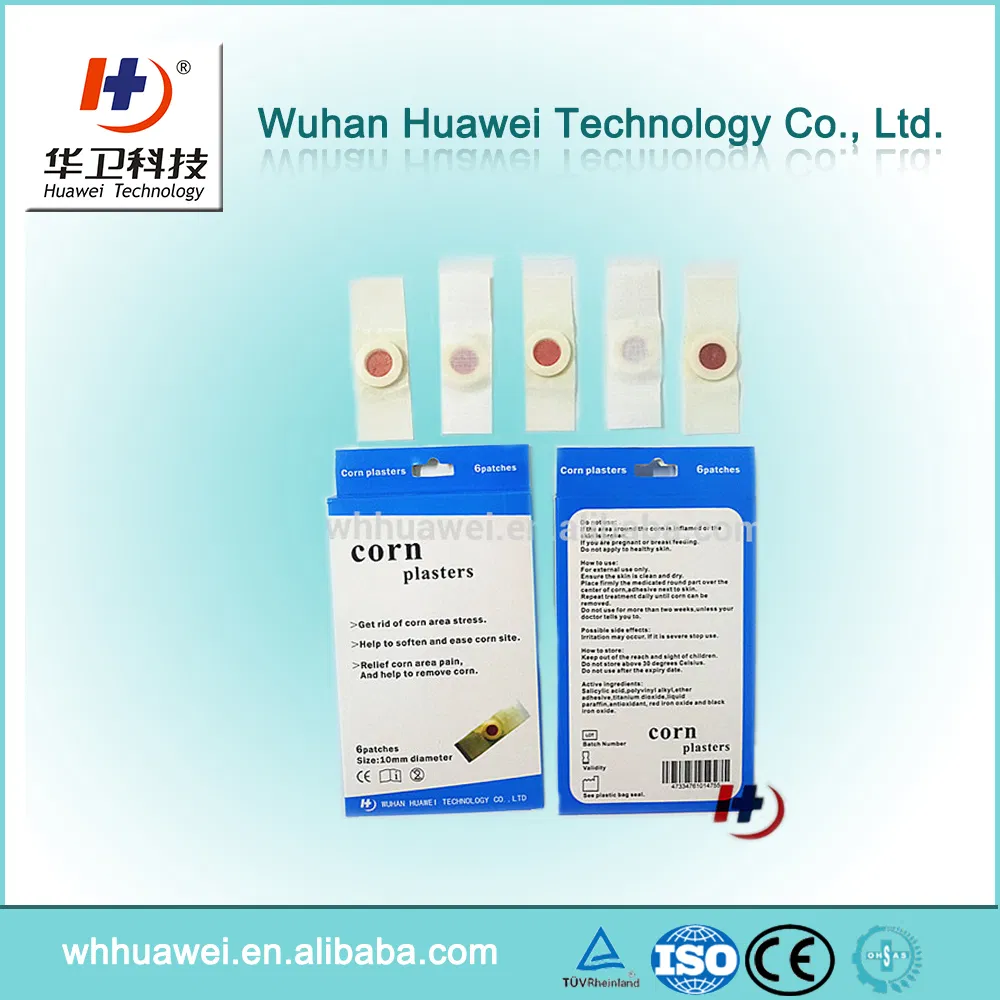 Chinese Herbal Medical Adhesive Foot Care Corn Plaster