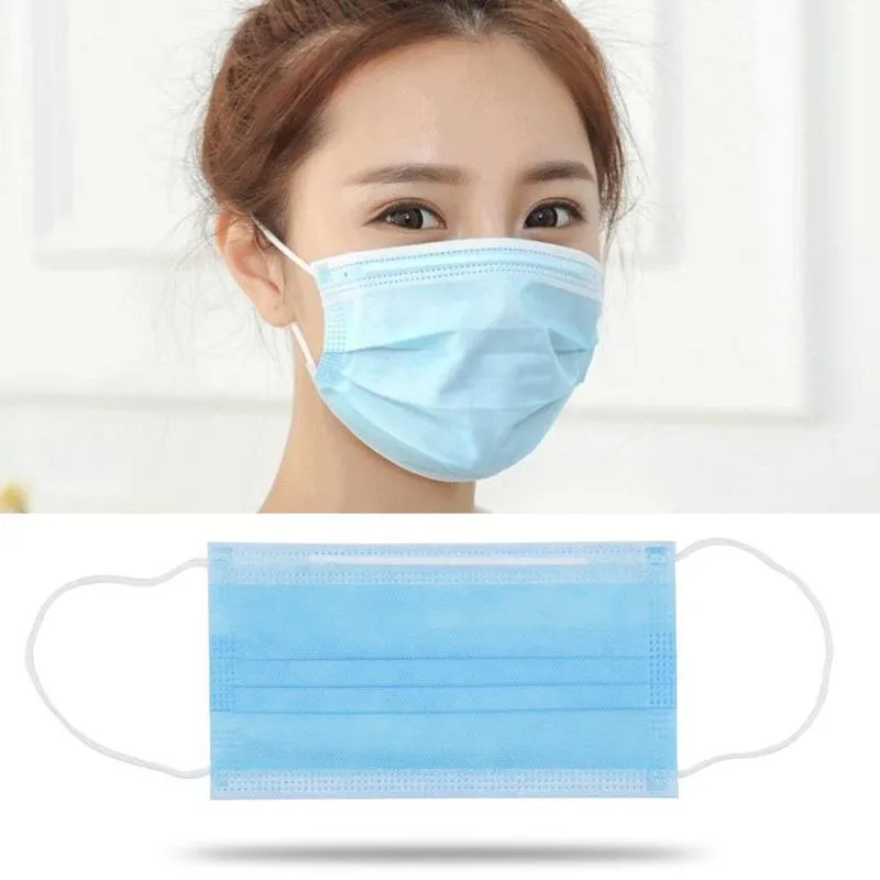 Comfortable 3 Ply Disposable Civilian/Medical Mask
