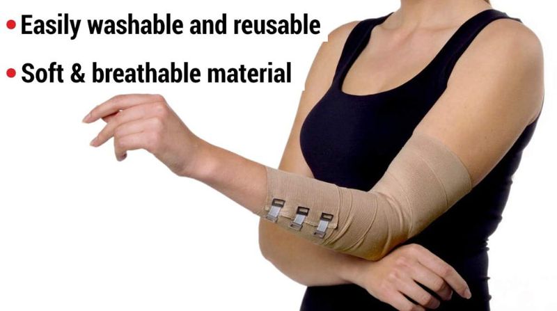 Compression Elastic Wraps for Medical & Sports Sprains, Injuries