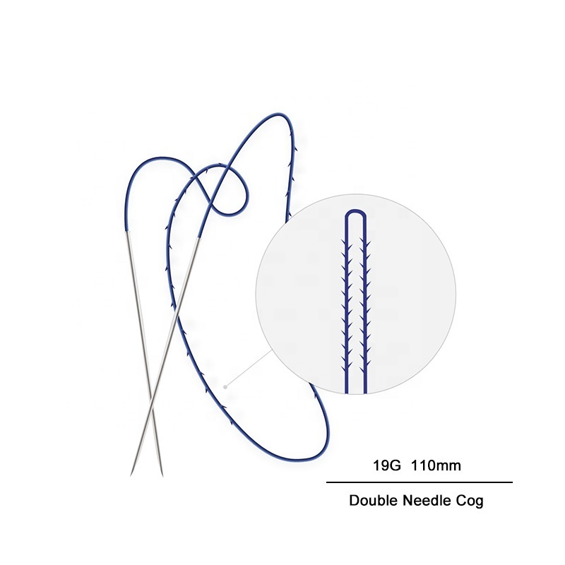 Cone 4D Molding Yarn Barbs L W S 20g 130mm 400mm Face Smooth Double Needle Pdo Thread Cog