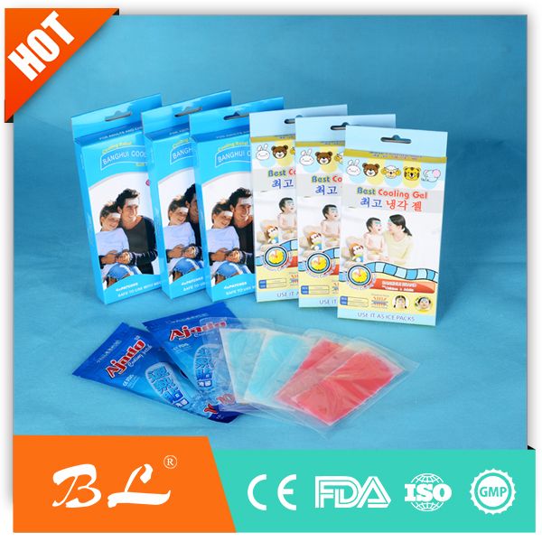 Cooling Gel Patch Headache Fever Cold Pain Stress Relief Kid Adult 8 Hour Relief