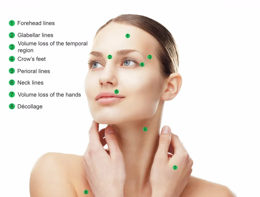 Cross-Linked Injectable Hyaluronic Acid Facial 1ml Deep Dermal Filler for Face Sharpe