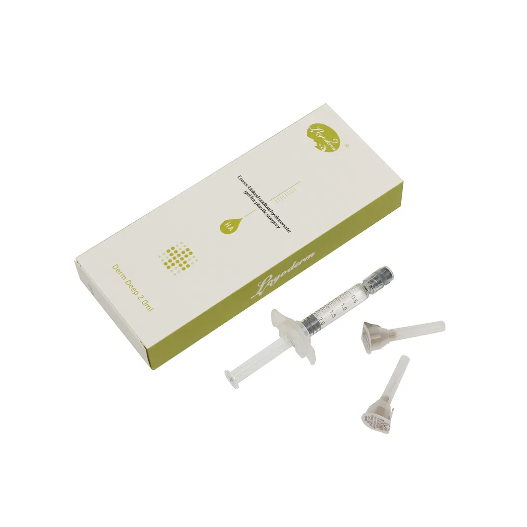 Cross-Linked Injectable Hyaluronic Acid Facial 2ml Deep Dermal Filler for Face Sharpe