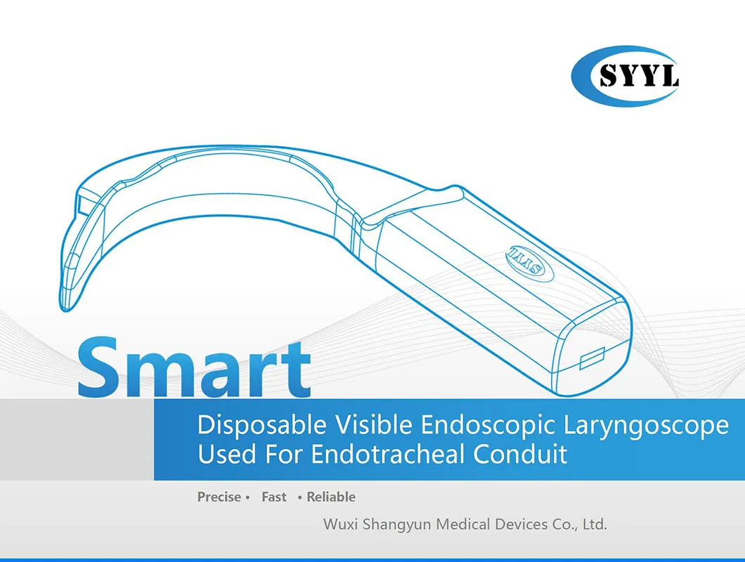 Difficult Airway Severely Ill Ventilator Airway Intubation Disposable Visual Laryngoscope