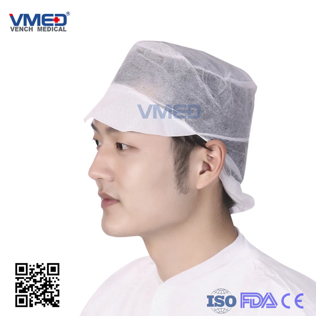 Dipsosable Head Wear Mob/Clip Cap for Hospital